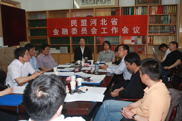 民盟河北省金融委员会工作会议在石家庄召开(图1)