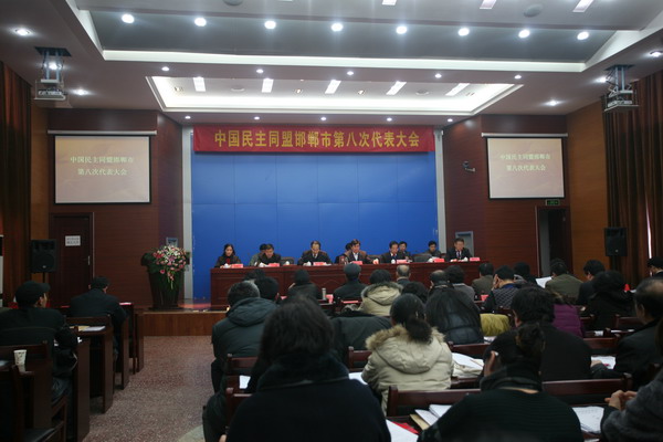 鲁平副主委出席民盟邯郸市第八次代表大会(图1)