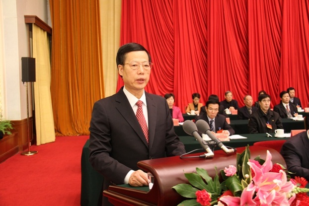 中国民主同盟第十一次全国代表大会在京开幕 张高丽代表中共中央致贺词(图2)