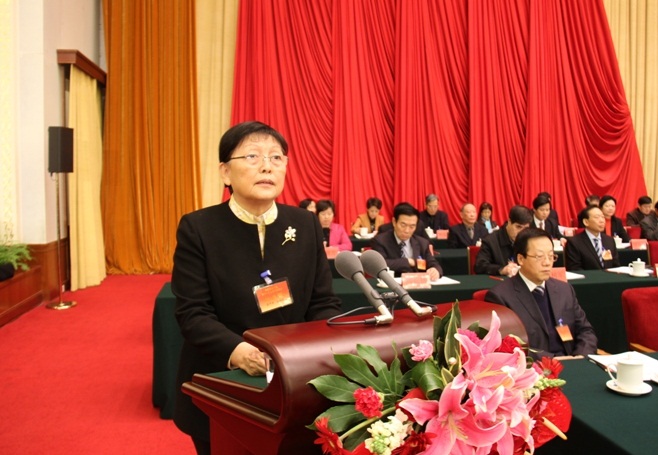 中国民主同盟第十一次全国代表大会在京开幕 张高丽代表中共中央致贺词(图5)