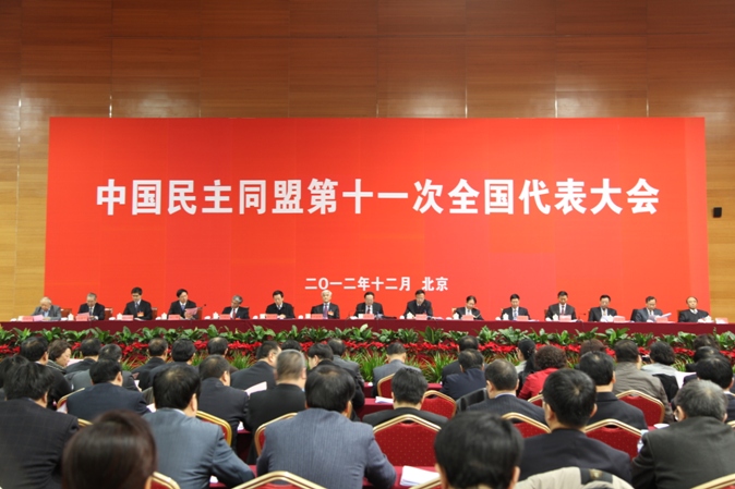 中国民主同盟第十一次全国代表大会在京闭幕 民盟河北省委主委龙庄伟当选副主席(图1)