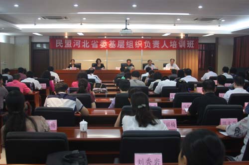 民盟河北省委举办基层组织负责人培训班(图1)