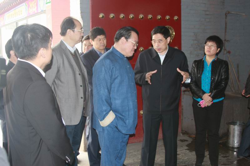 民盟河北省委主委边发吉、副主委鲁平赴保定徐水县、涿州市调研(图1)