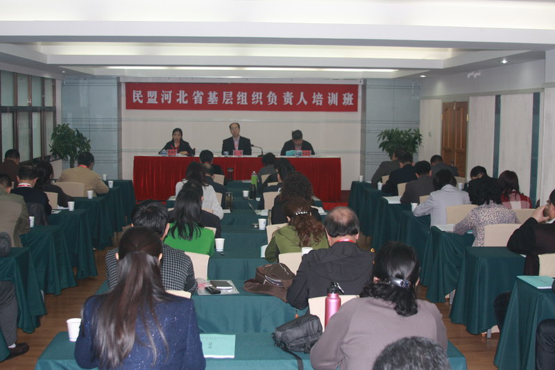民盟河北省委举办基层组织负责人培训班(图1)