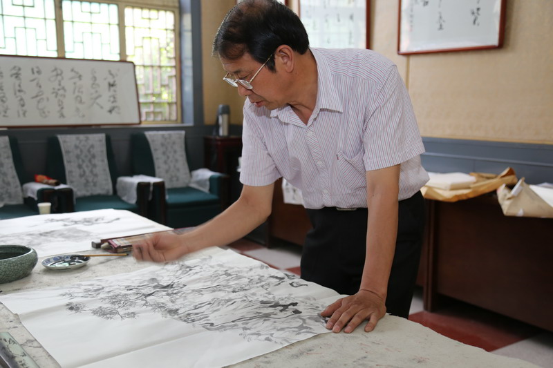 民盟河北美术院赴太行山区开展采风写生活动(图5)