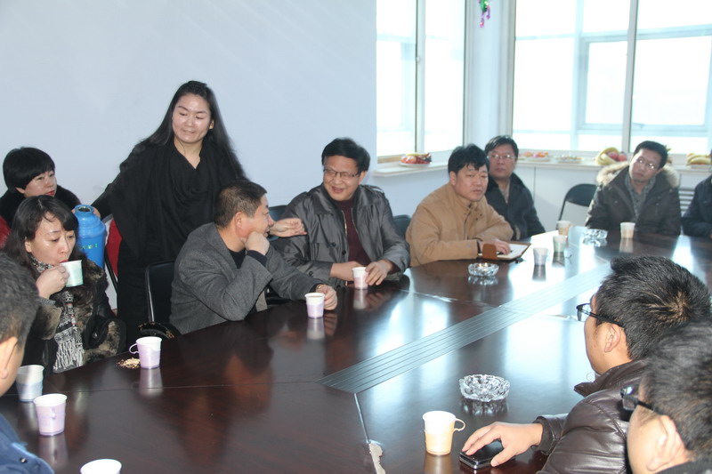 曹凯副主委参加民盟承德市委双滦支部2015年度迎新春茶话会(图1)