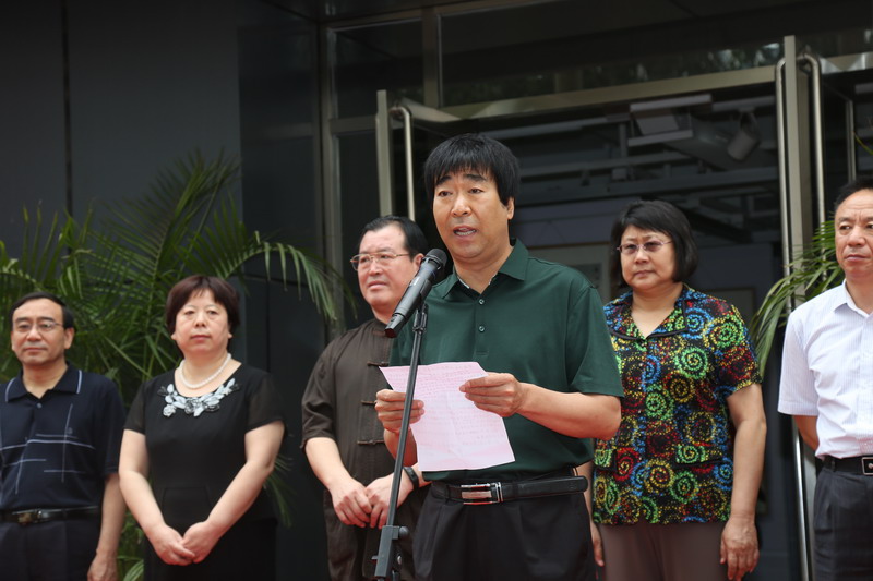 民盟河北省委举办“铭记历史 开创未来”纪念抗战胜利70周年盟员书画展(图5)