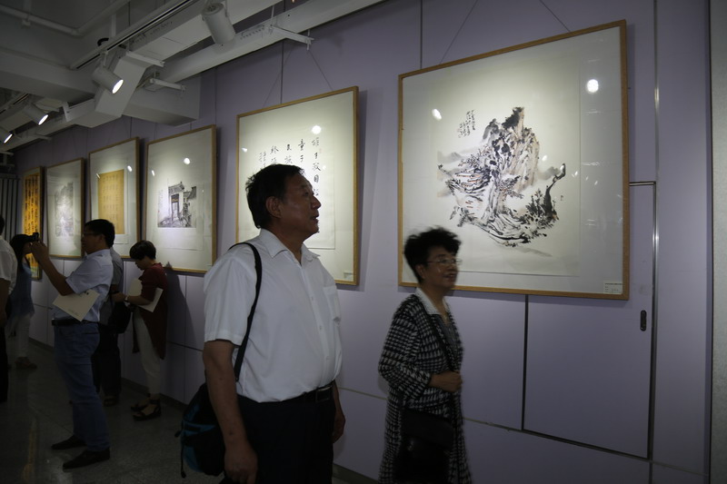 民盟河北省委举办“铭记历史 开创未来”纪念抗战胜利70周年盟员书画展(图9)