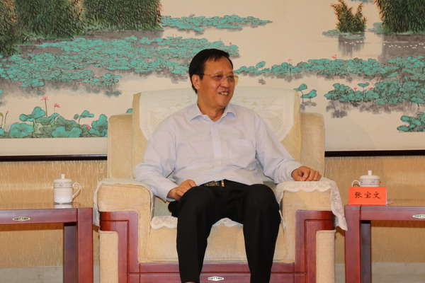 赵克志拜会全国人大常委会副委员长、 民盟中央主席张宝文(图2)
