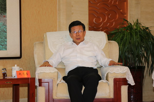 赵克志拜会全国人大常委会副委员长、 民盟中央主席张宝文(图3)