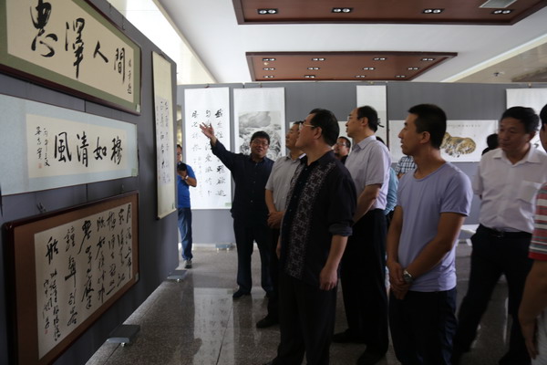 民盟河北省委举办“同心共筑中国梦” 书画展(图10)
