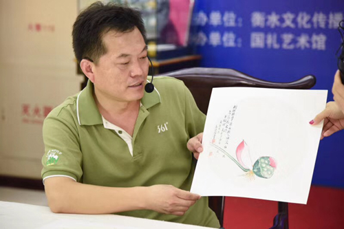 民盟盟员崔清湖勇担文化志愿者为衡水市创城助力添彩(图1) 民盟盟员崔清湖勇担文化志愿者为衡水市创城助力添彩(图1)