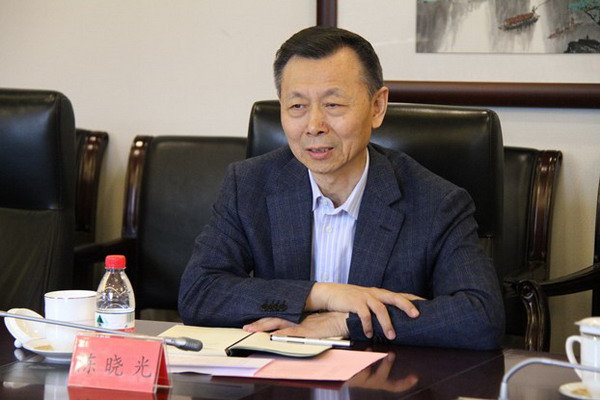 民盟中央常务副主席陈晓光会见中共河北省委常委、统战部部长高志立一行(图2)