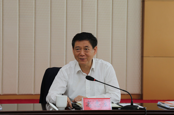民盟中央主席丁仲礼走访考察民盟河北省委机关(图5)