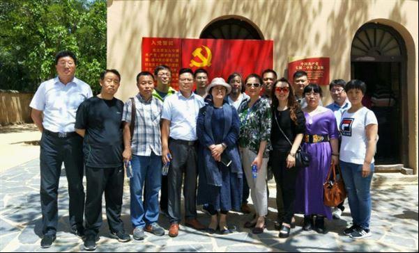 民盟河北省直工委文化二总支:追寻先辈足迹，重温艰苦岁月(图1)