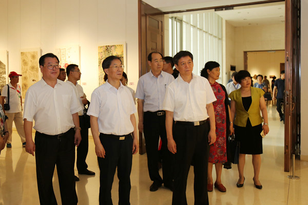 “翰墨颂辉煌——纪念民盟河北省委成立60周年美术作品展”在石开展(图9)
