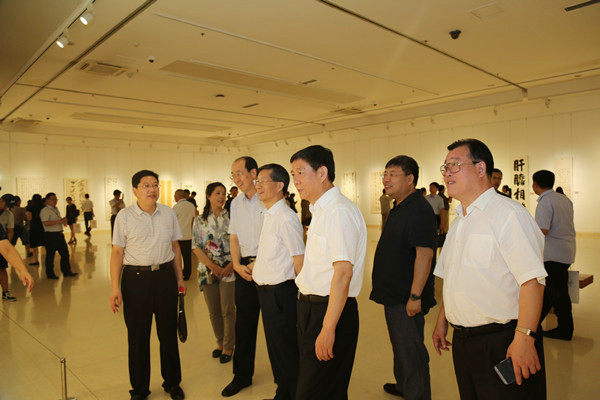 “翰墨颂辉煌——纪念民盟河北省委成立60周年美术作品展”在石开展(图8)
