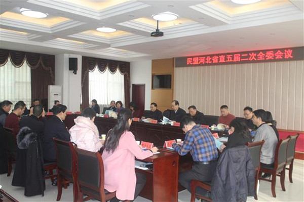 民盟河北省直五届二次全委会在石家庄召开(图1)