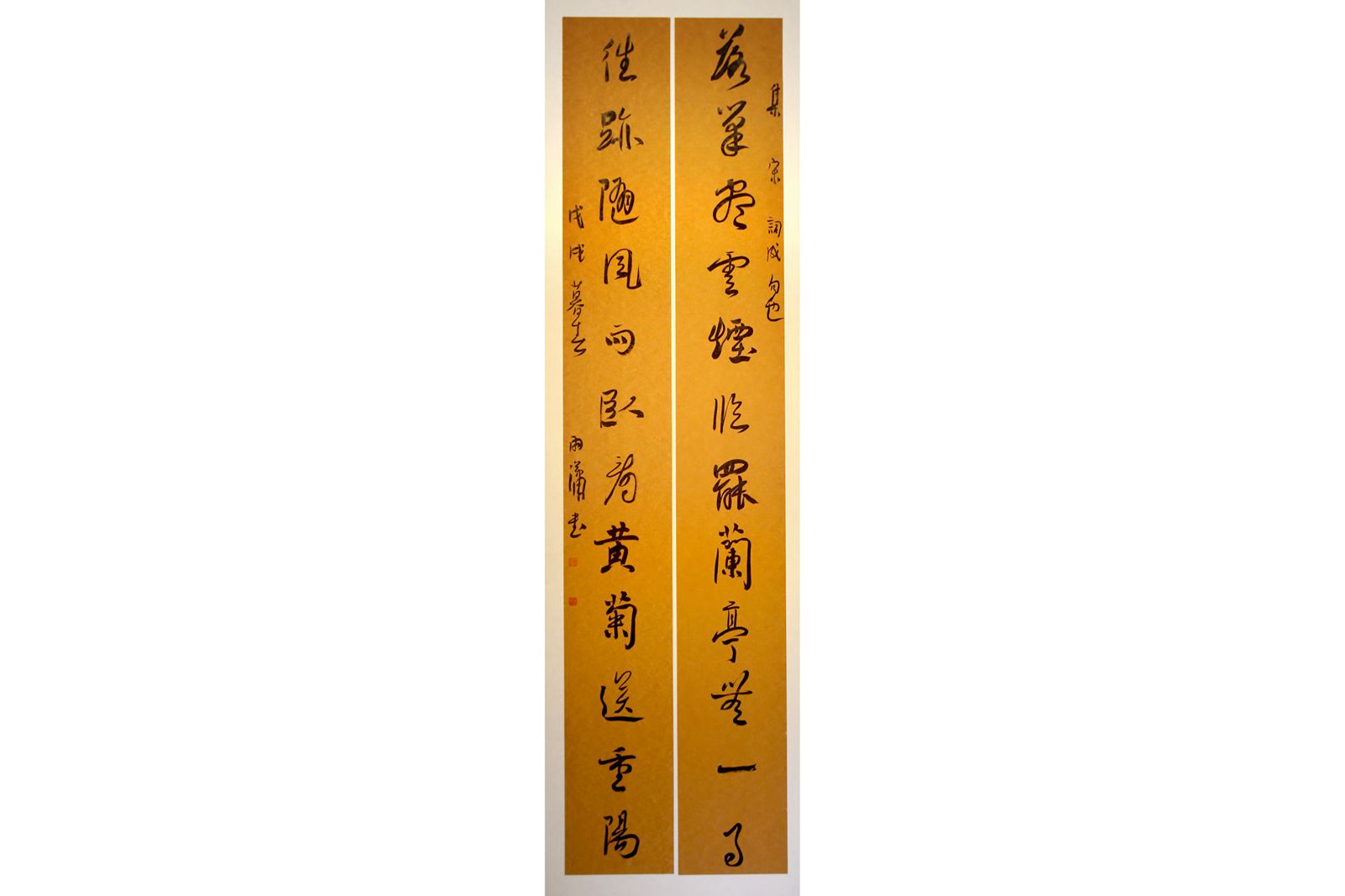田雨潇 《落笔 往迹联》