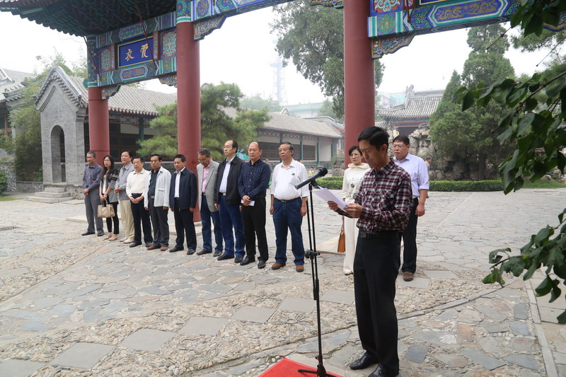 鲁平副主委参加民盟保定市委“迎国庆爱家乡”书画展(图4)