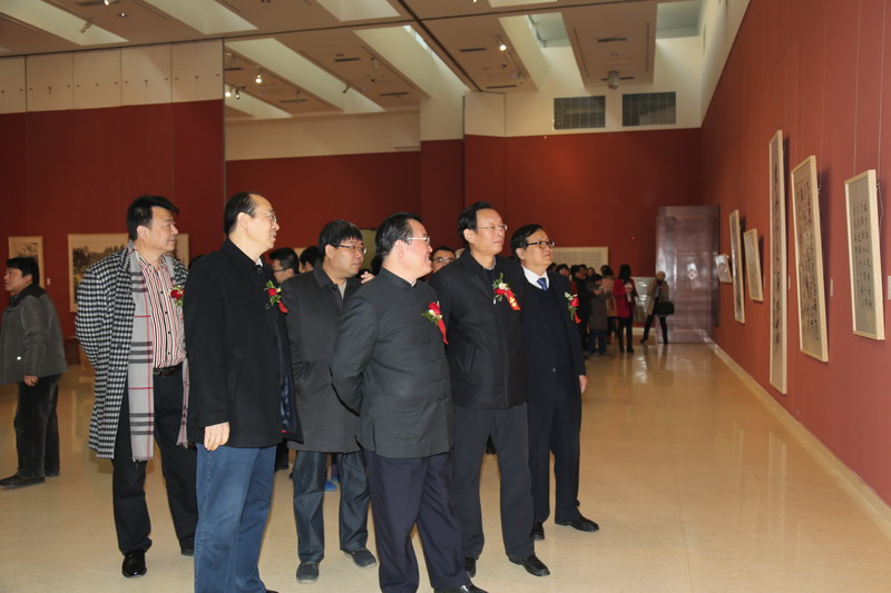 边发吉主委出席民盟中央美术院河北分院石家庄市美术院成立仪式(图5)