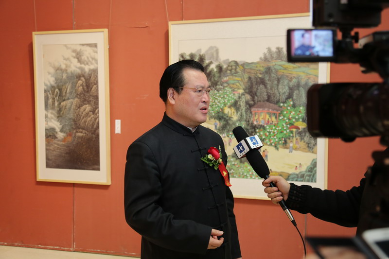 边发吉主委出席民盟中央美术院河北分院石家庄市美术院成立仪式(图7)