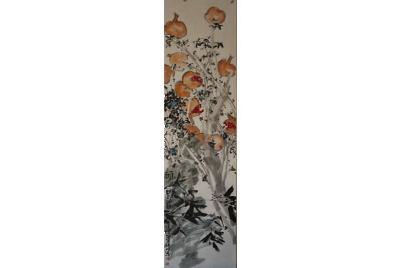 薛根深 《硕果图》(图1)