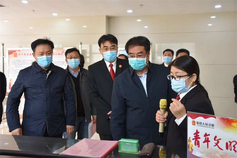 民盟邯郸市委到磁县人民法院就环境资源保护、基层社会治理开展调研(图1)