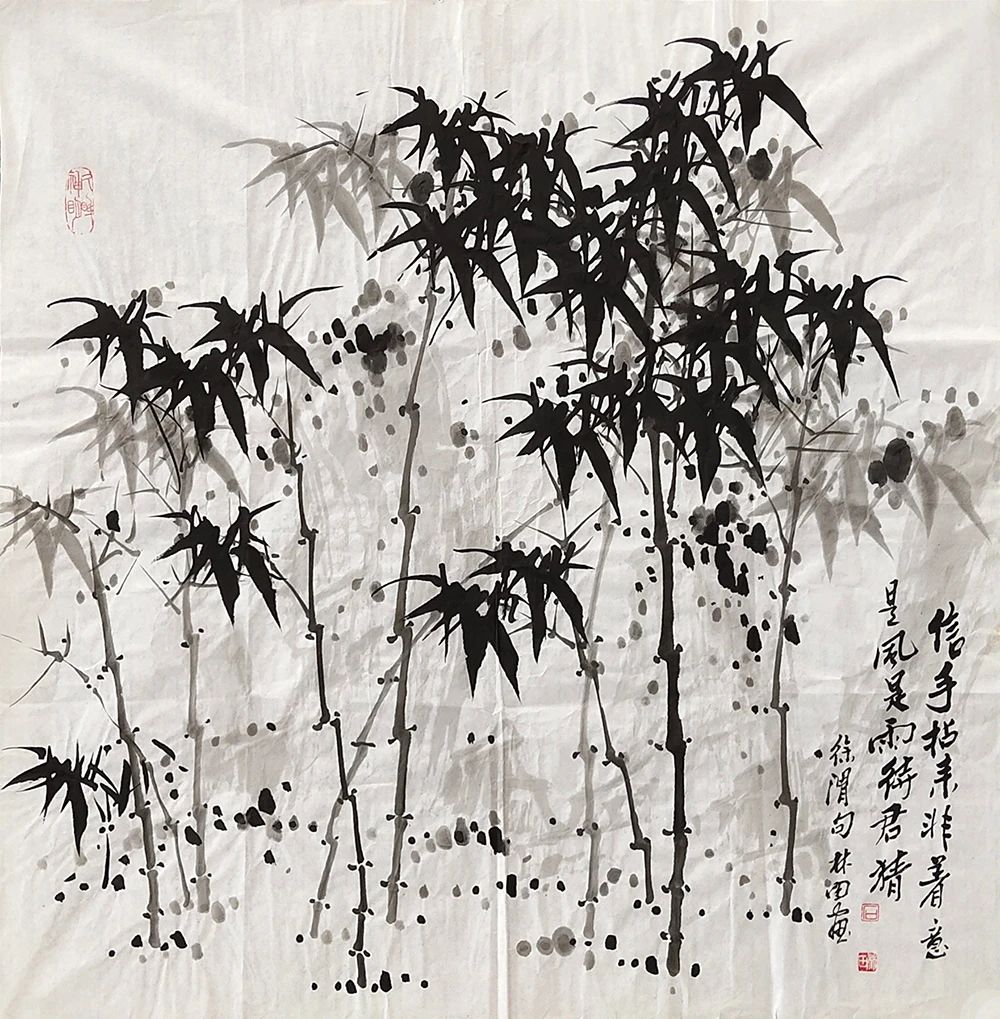 心有笔墨香，逐战瘟神忙——民盟中央美术院唐山分院抗疫书画展（三）(图3)