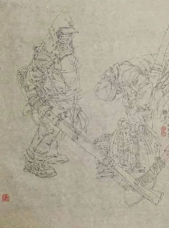 守望相助，同心＂战疫＂——民盟中央美术院唐山分院抗疫书画展（周祖光作品）(图7)