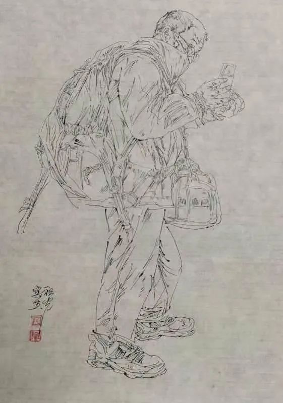 守望相助，同心＂战疫＂——民盟中央美术院唐山分院抗疫书画展（周祖光作品）(图8)