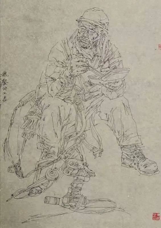 守望相助，同心＂战疫＂——民盟中央美术院唐山分院抗疫书画展（周祖光作品）(图11)