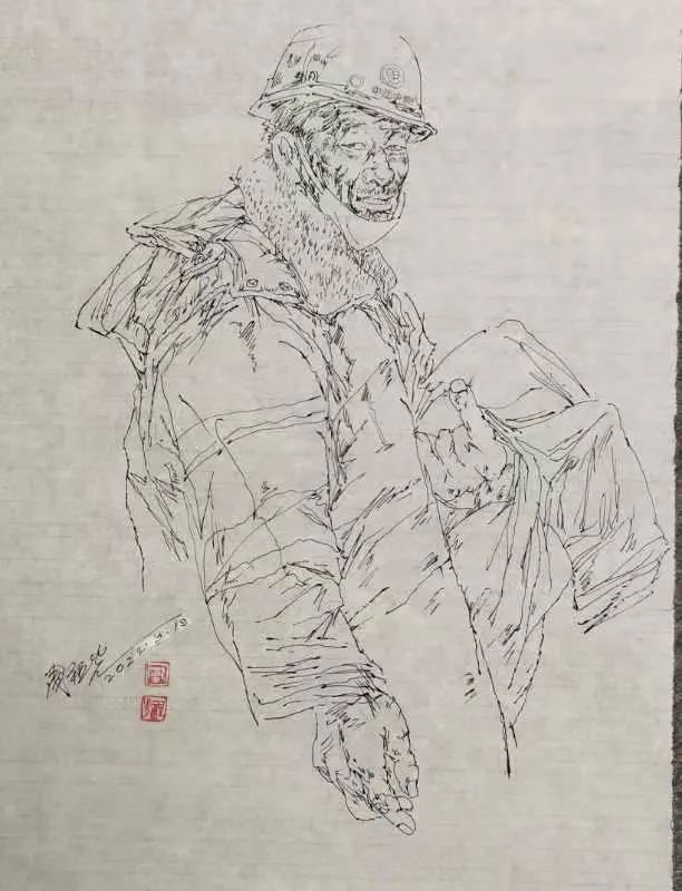 守望相助，同心＂战疫＂——民盟中央美术院唐山分院抗疫书画展（周祖光作品）(图13)