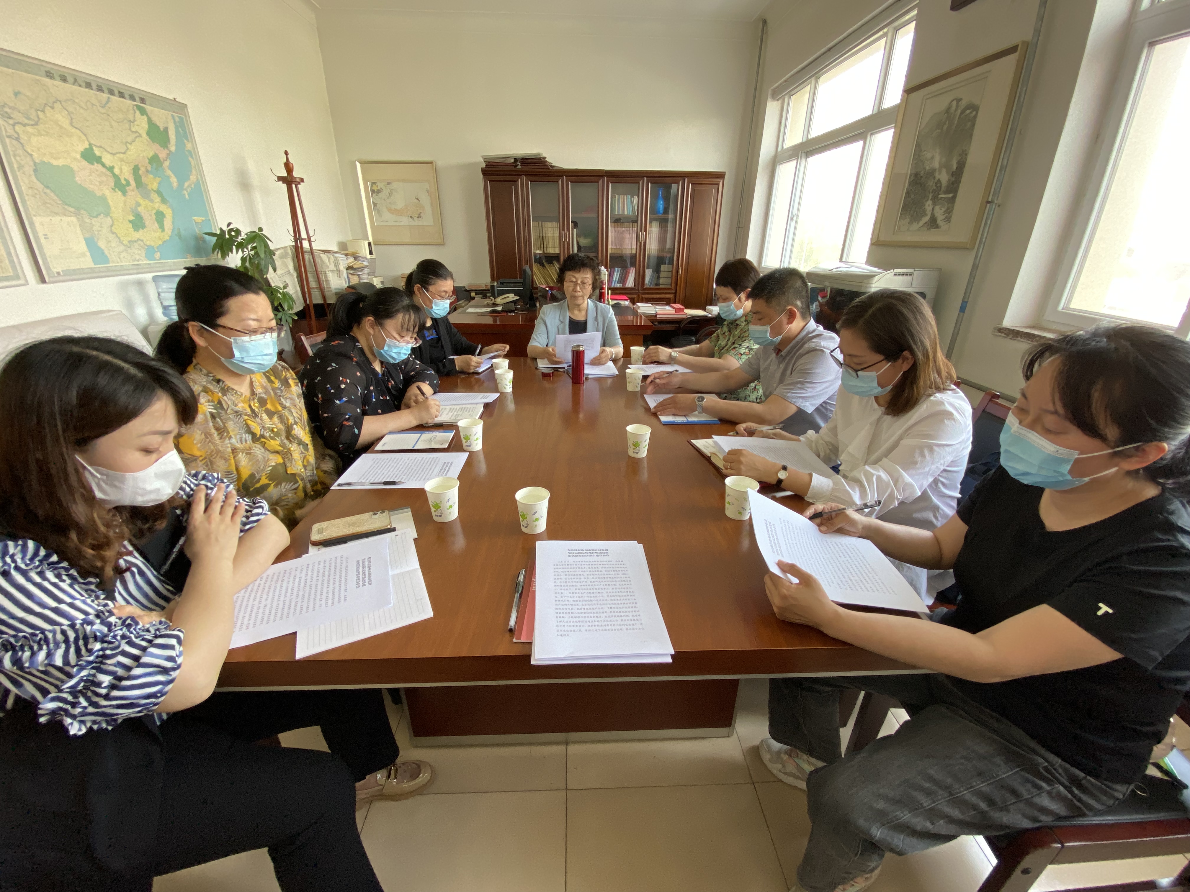 民盟沧州市委召开省委书记倪岳峰来沧调研讲话精神专题学习会议(图1)
