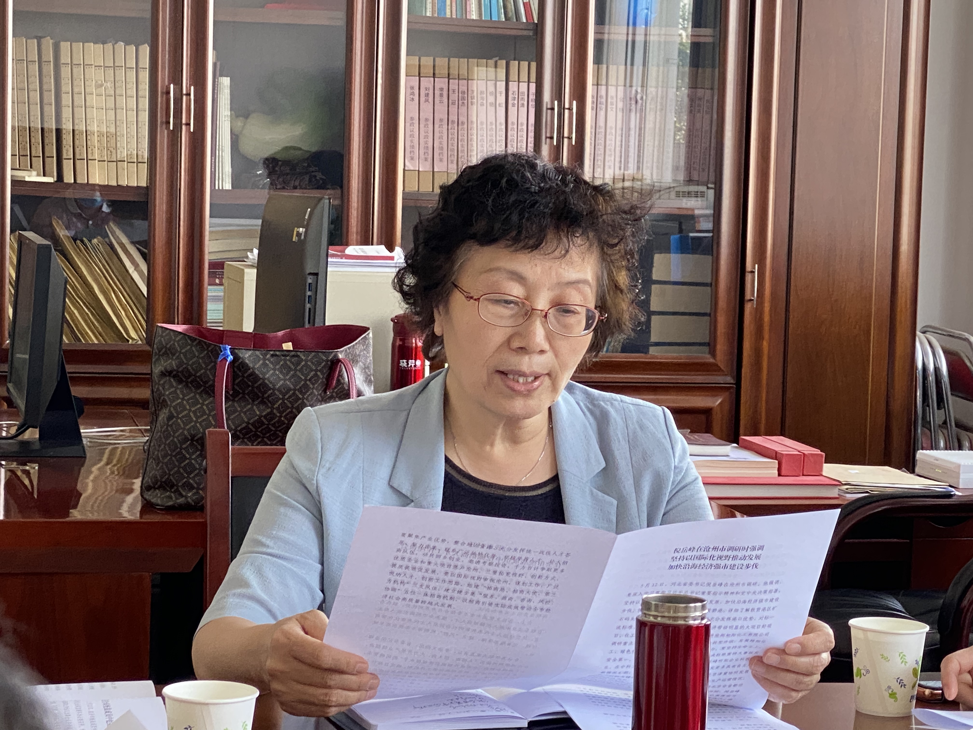 民盟沧州市委召开省委书记倪岳峰来沧调研讲话精神专题学习会议(图2)