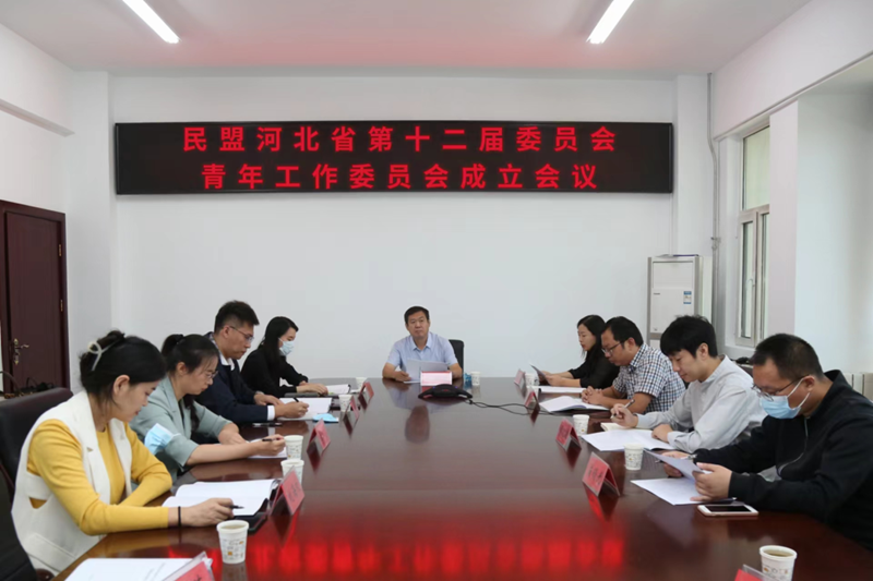 新一届民盟河北省委青委会成立会议在石召开(图1)