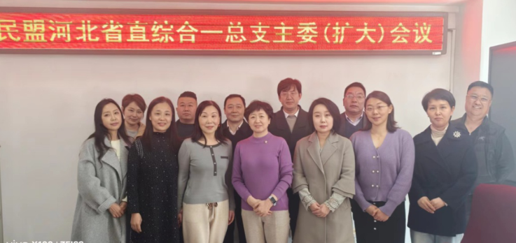 民盟河北省直综合一总支召开主委（扩大）会议(图1)