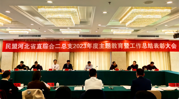 民盟河北省直综合二总支召开主题教育暨工作总结会(图1)