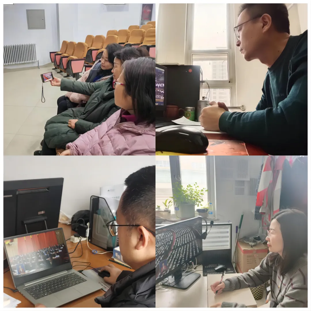 民盟张家口市委积极组织收看全国“两会”直播(图2)