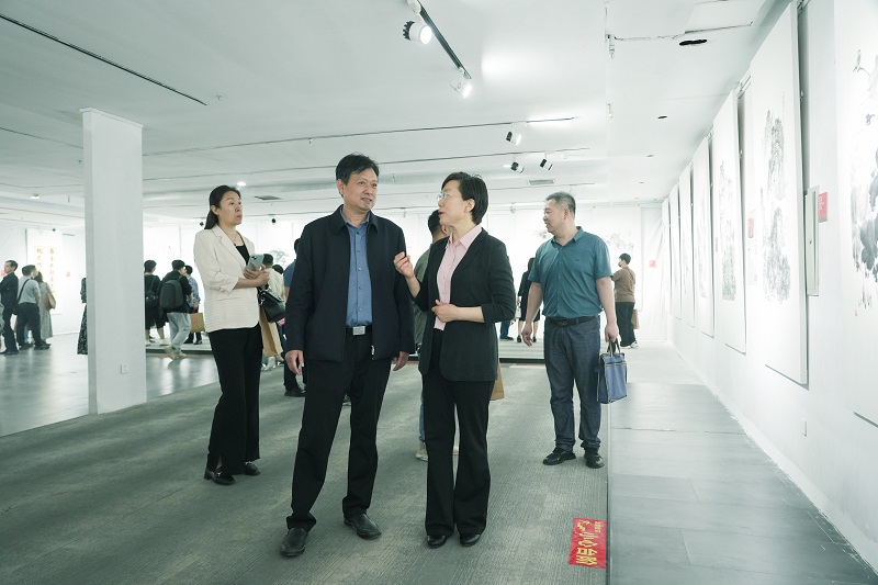 民盟石家庄市委举办主题书画展(图1)
