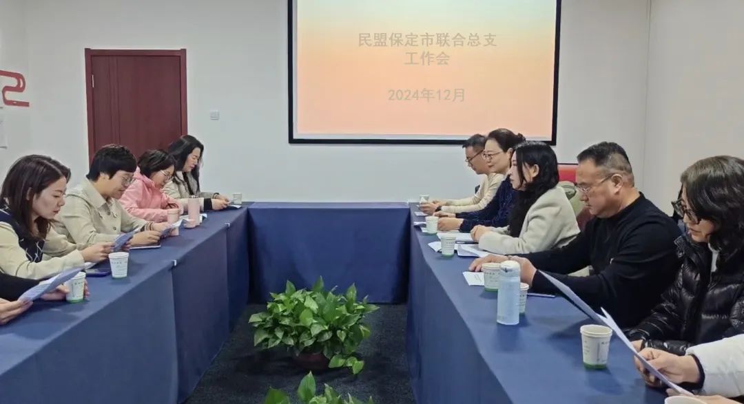 民盟保定市联合总支召开工作会(图1)