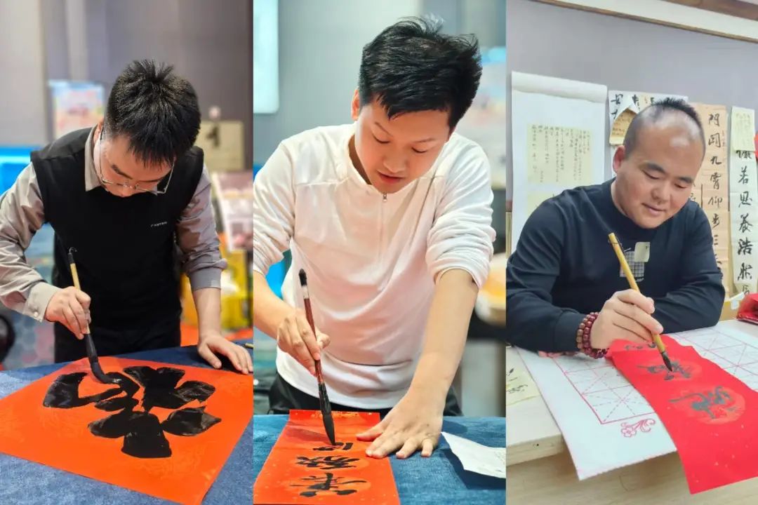 民盟保定市委与民建保定市委联合开展“春联送福进万家”活动(图3)