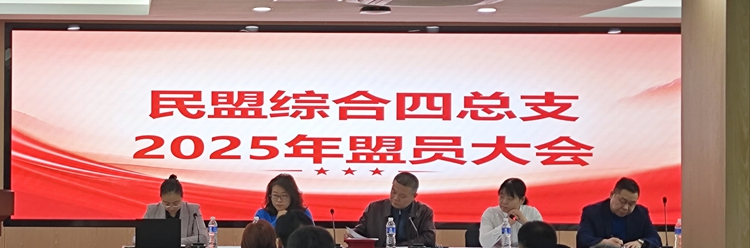 民盟河北省直综合四总支召开2025年度盟员大会(图1)