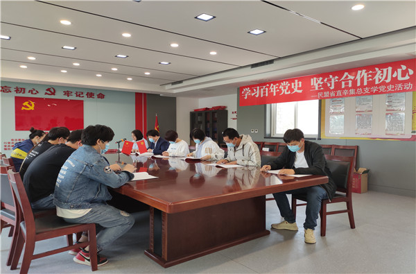 “学习百年党史 坚守合作初心”——民盟省直辛集总支学党史活动(图3)
