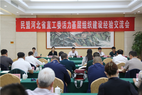 民盟河北省直工委召开活力基层建设经验交流会(图1)