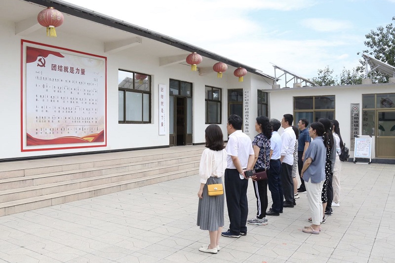 民盟中央副主席欧阳明高率队赴河北开展中共党史学习教育现场教学活动(图4)